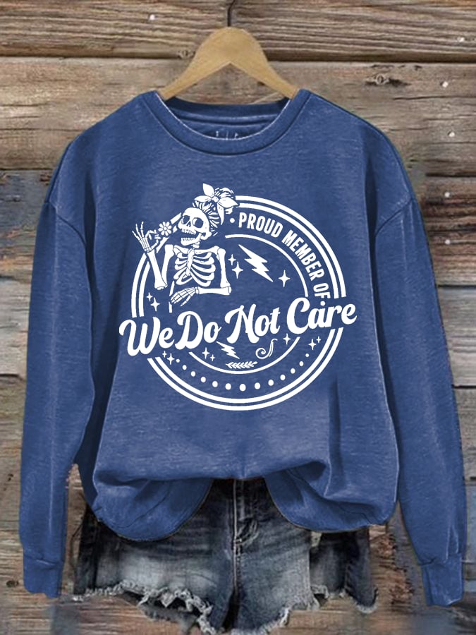 Women's   Retro Funny Proud Member Of Club Menopause Perimenopause Print  Sweatshirt