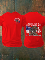 Men's  WE'LL PUT A BOOT IN YOUR ASS  T-Shirt
