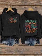Retro Funny Proud Member Of WDNC Club Menopause Perimenopause Print Hoodie