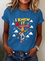 Women's Casual Print Short-Sleeve T-Shirt