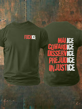 Men's  Justice For Her  Print  T-Shirt