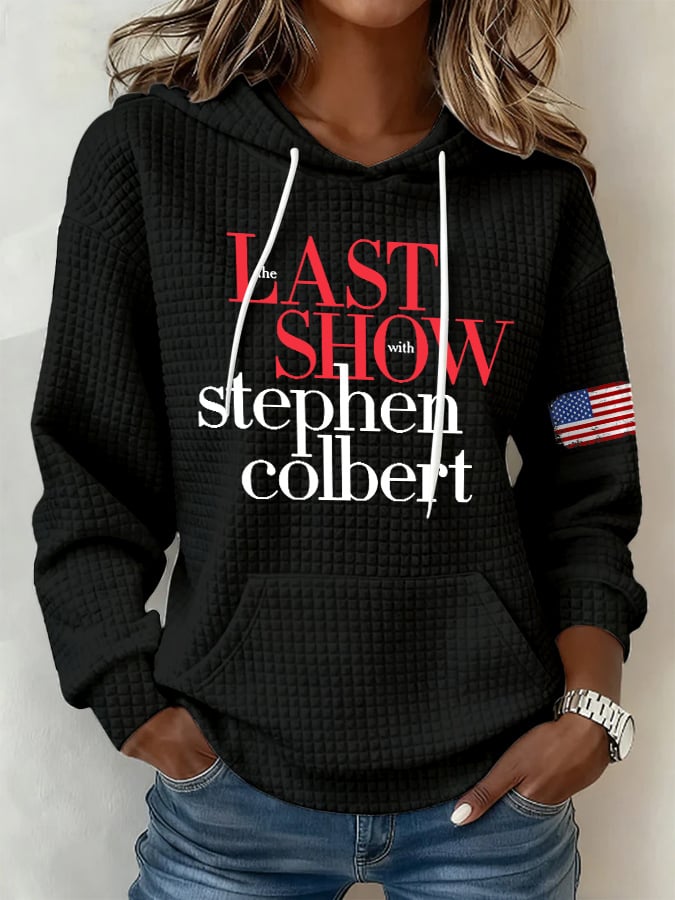 Retro Last Show Print Hoodie