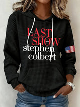 Retro Last Show Print Hoodie