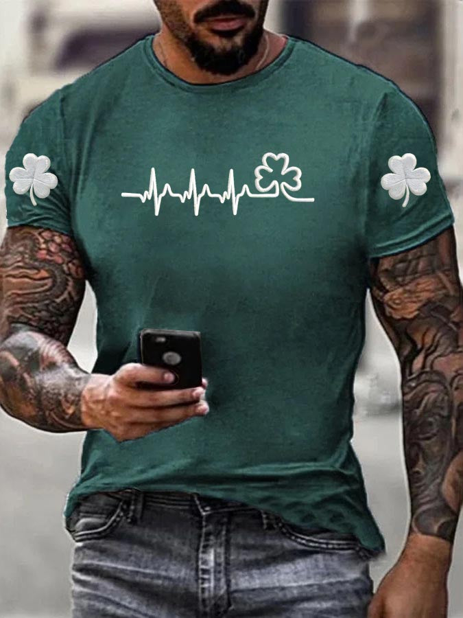 Women's St. Patrick's Day Pattern 100% Cotton T-Shirt