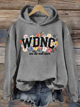Retro Funny Proud Member Of WDNC Club Menopause Perimenopause Print Hoodie
