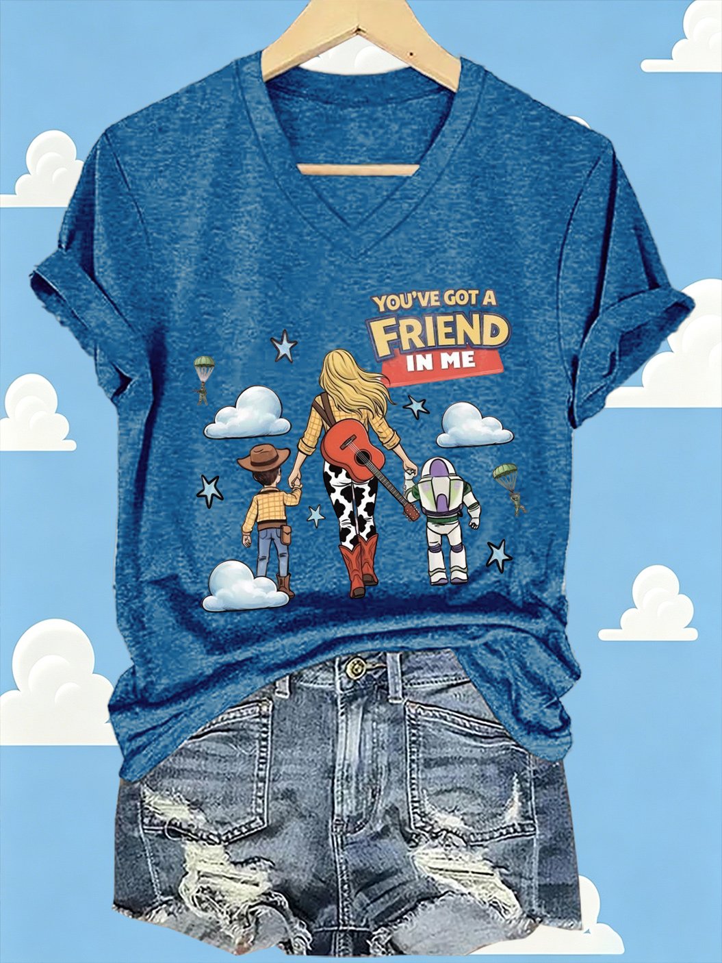 Women's Retro I Knew It Print Casual T-shirt