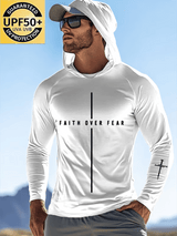 🔥Buy 3 Get 15% Off🔥🔥Hot Sale Picks 🔥Men's Faith Outdoor Sun Protection Breathable Cool Hooded Sun Protection Long Sleeve Top