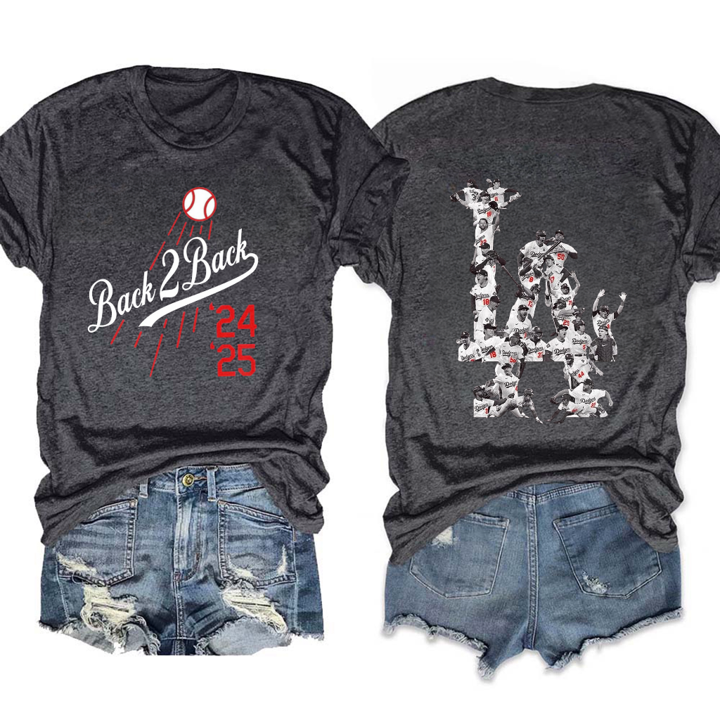 Dodgers Back to Back Champs Tee