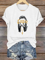 Women's Retro Rap Star Comfortable Pure Cotton T-Shirt