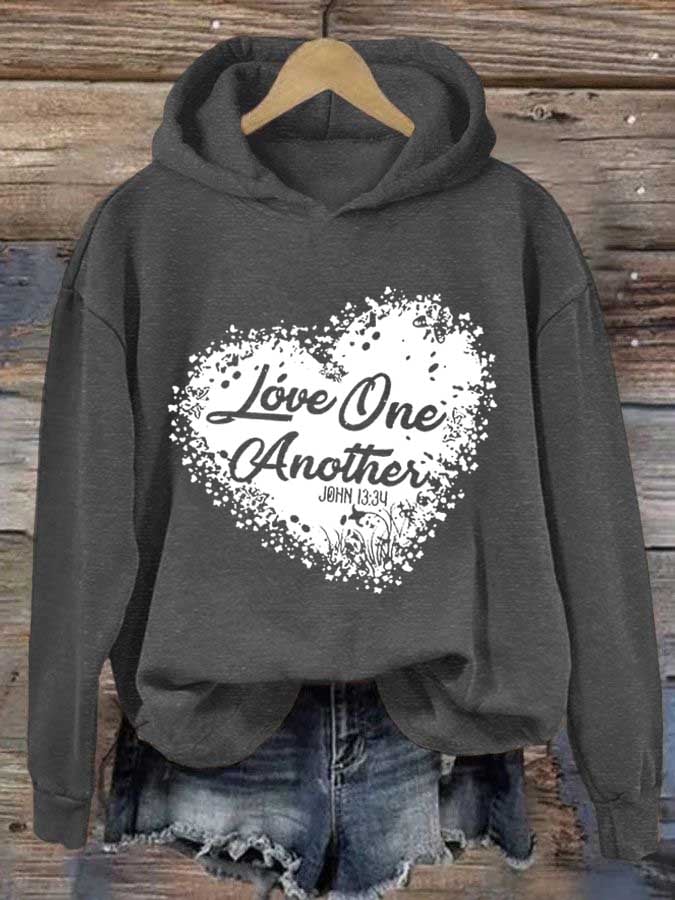 Women's Love One Another Print Sweatshirt