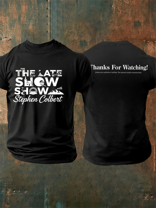 🔥Buy 3 Get 15% Off Men's Retro Last Show Print T-Shirt