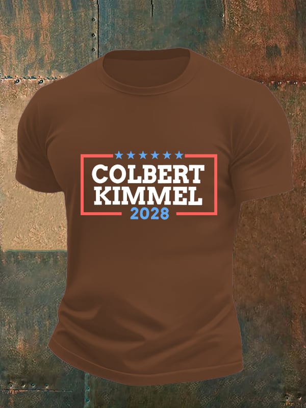 Men's Talk Show Colbert Kimme 2028 T-Shirt