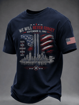 Men's 9.11 Never Forget Printed T-shirt