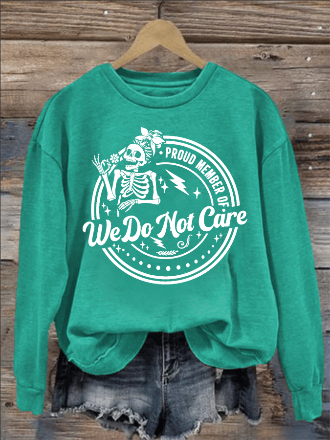 Women's   Retro Funny Proud Member Of Club Menopause Perimenopause Print  Sweatshirt