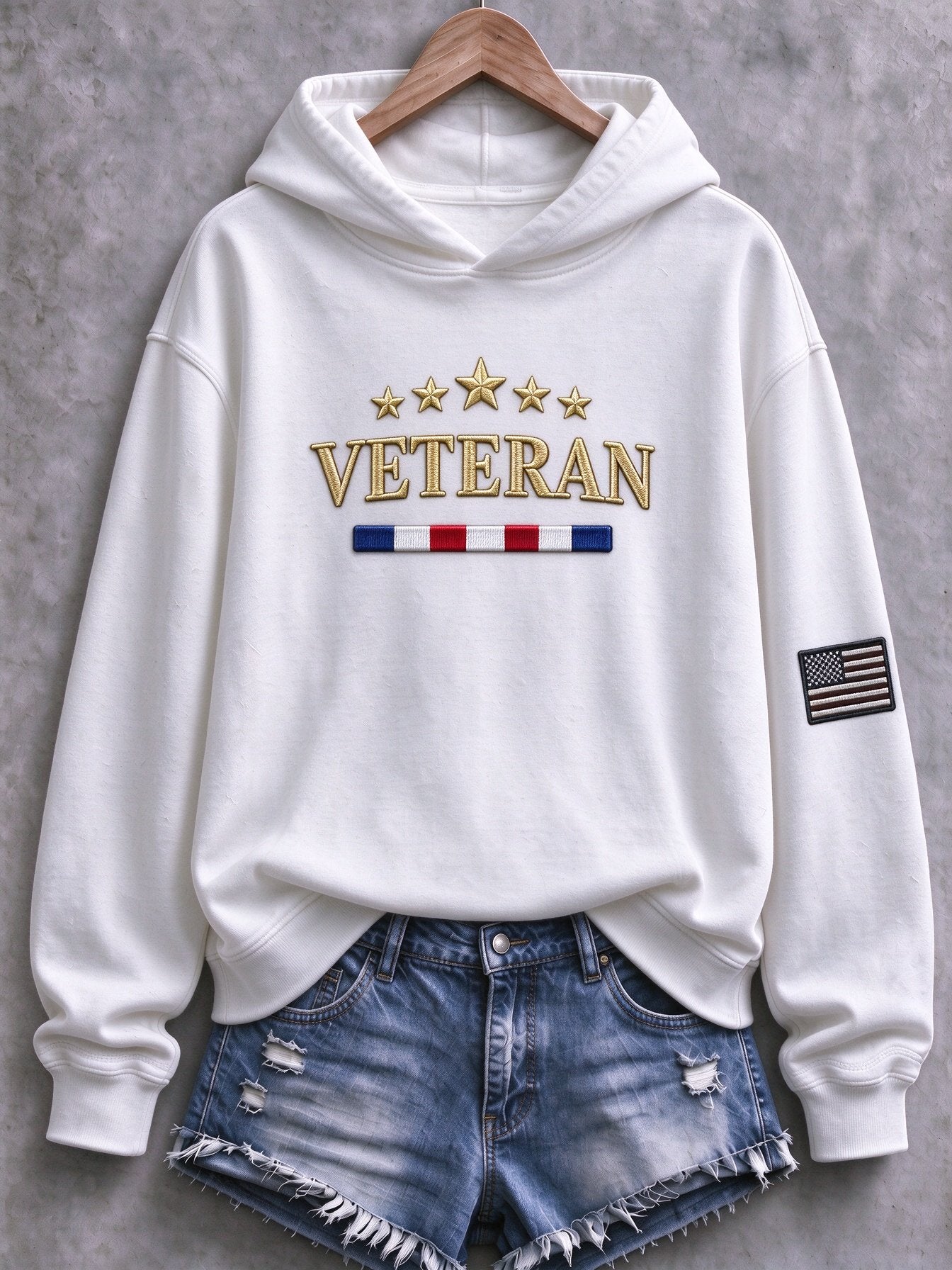 Women's Veteran Pride DD-214 Printed Casual Sweatshirt