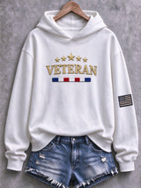 Women's Veteran Pride DD-214 Printed Casual Sweatshirt