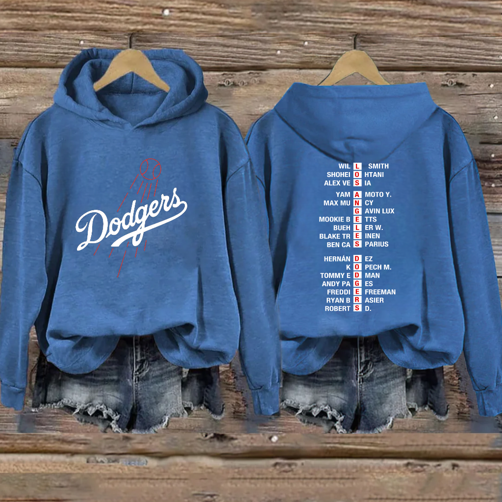 Dodger Baseball Hoodie