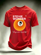 Men's Retro Album Concentric Circles Graphic Apparel Anniversary Tour Shirt