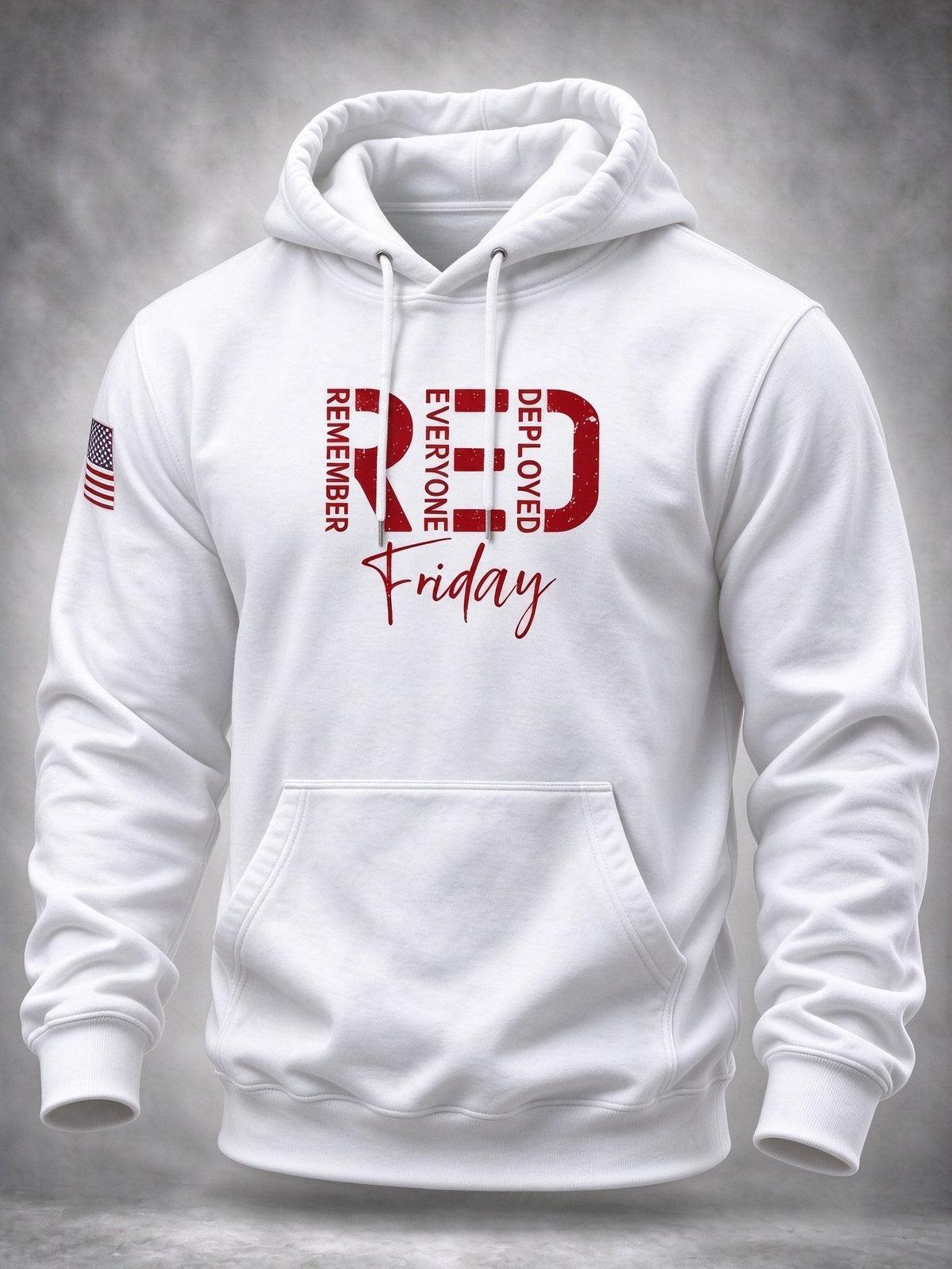 Men's Red Friday Casual Hoodie