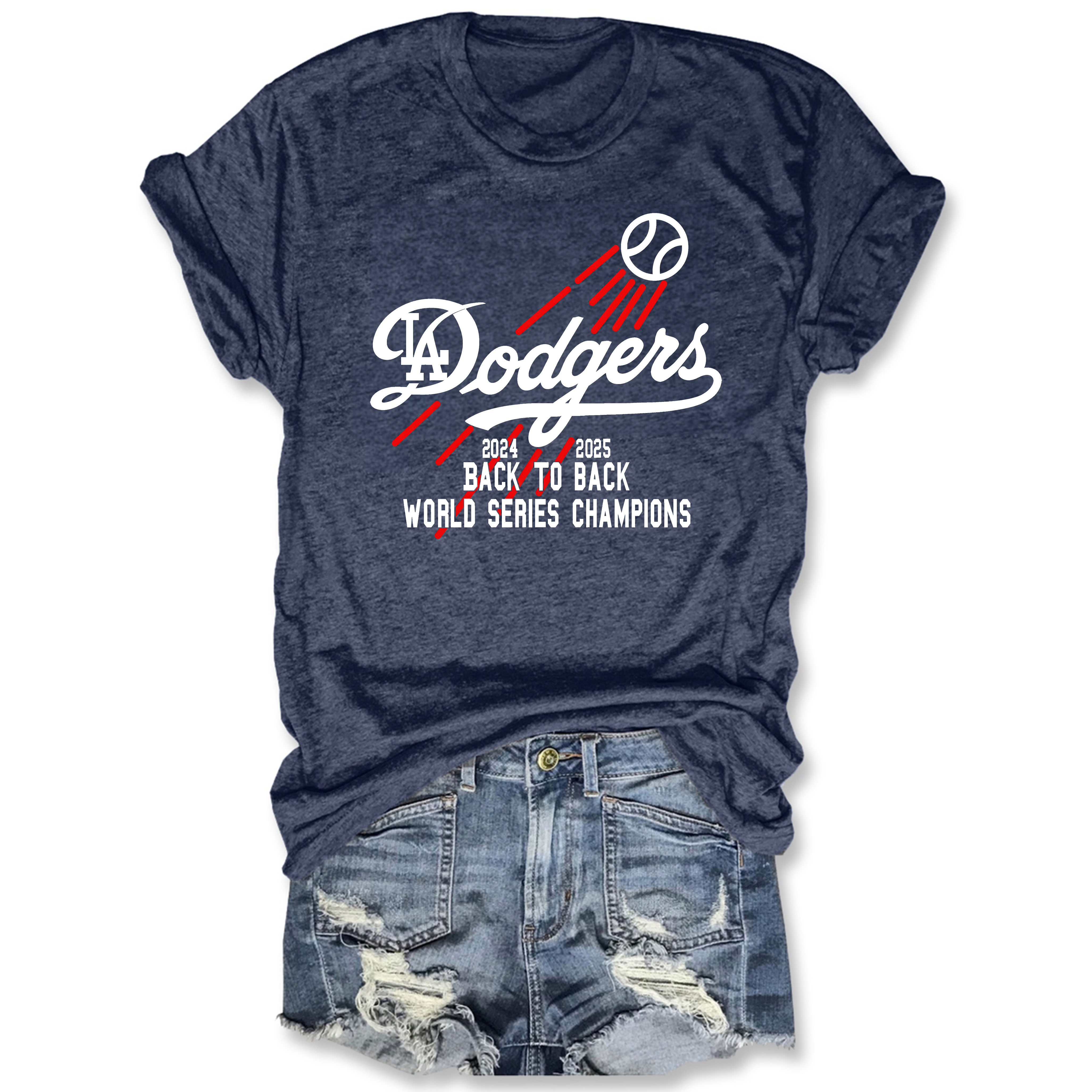 Dodgers Back To Back World Series Champions Tee