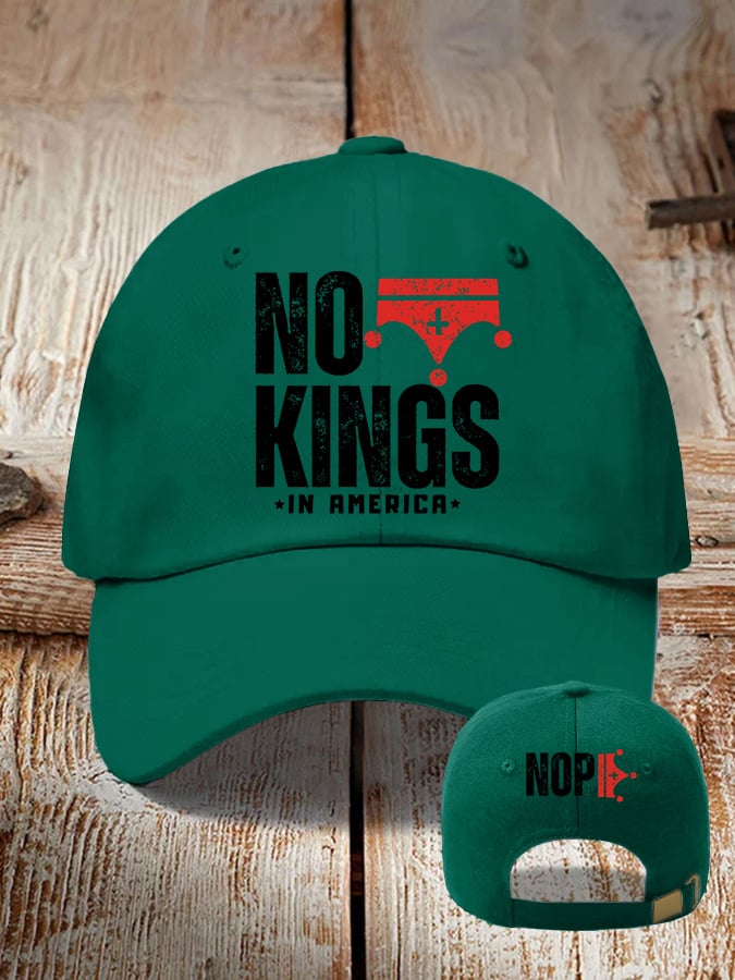 🔥Buy 3 Get 15% Off Retro No Kings In America Print Baseball Cap