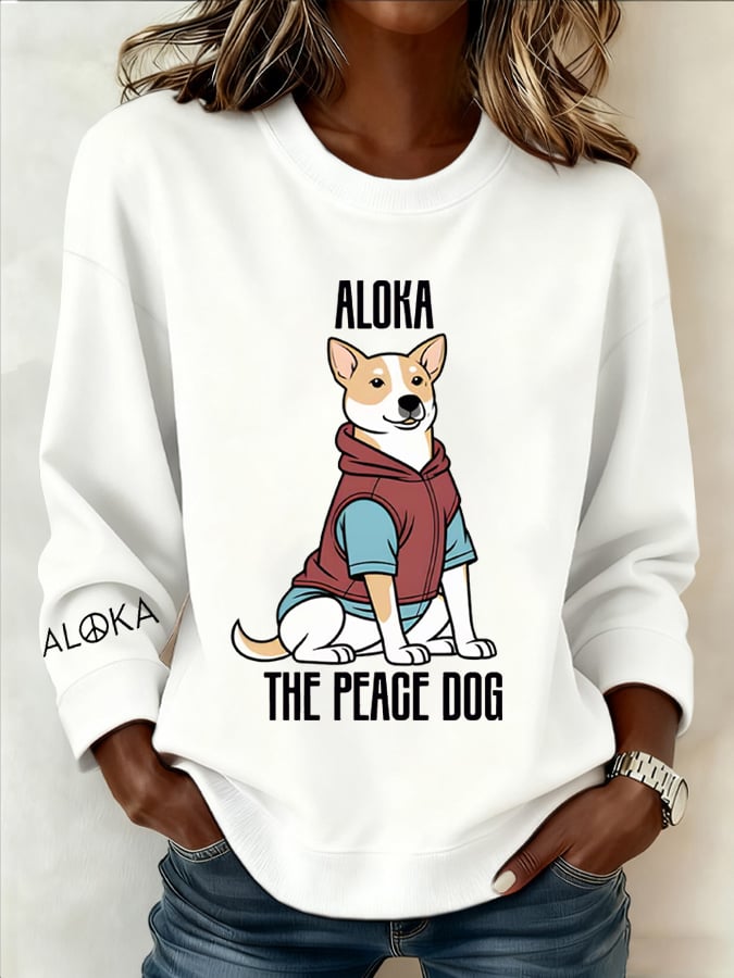 Women's Walk For Peace  Art Print Sweatshirt