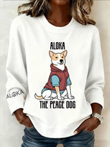 Women's Walk For Peace  Art Print Sweatshirt