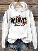 Retro Funny Proud Member Of WDNC Club Menopause Perimenopause Print Hoodie