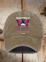 Unisex Retro Proud Member Of WDNC Club Print Baseball Cap