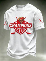 Men's Ice Hockey Print Short-Sleeve T-Shirt