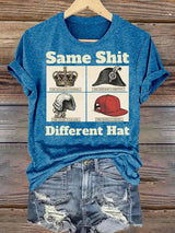 Women's  Same Shit Different Hat FDT Print  T-Shirt