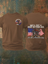 Men's  WE'LL PUT A BOOT IN YOUR ASS  T-Shirt