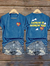 Women's Casual Print Short-Sleeve T-Shirt