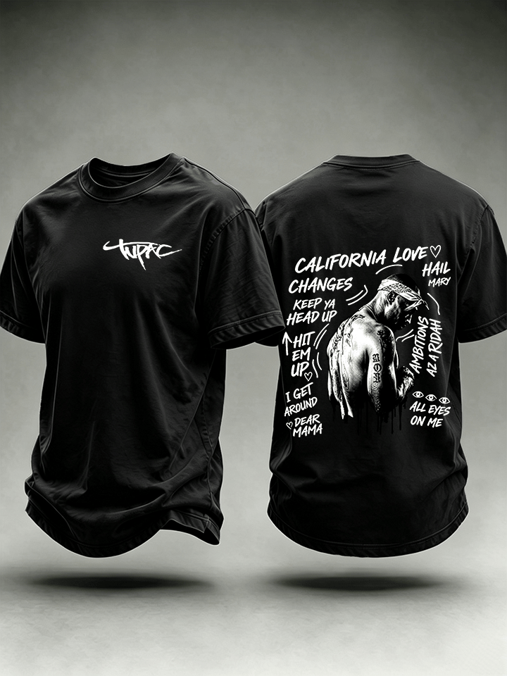 Men's Old School Rap Culture  Iconic Hip Hop Legend Tee