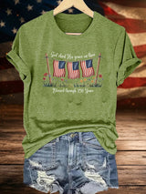 Women's Blessed through 250 Years Printed T-Shirt