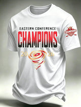 Men's Short-Sleeve T-Shirt with Ice Hockey Print