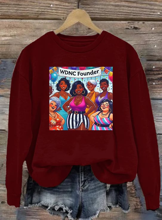 Women's  Retro Funny Proud Member Of Club We Do Not Care Menopause Perimenopause Print  Sweatshirt