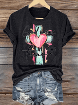 Women's "God is Good All The Time" Print  T-Shirt