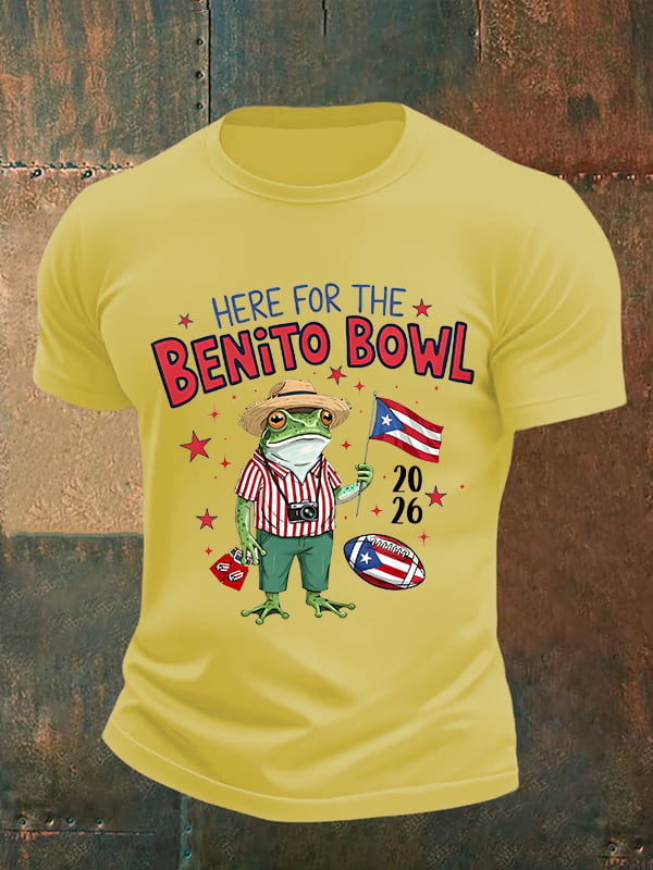 Men's  Benito Bowl Puerto Rico Football T-Shirt
