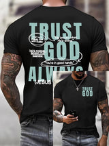 🔥Buy 3 Get 15% Off🔥Men'S Faith Trust God Always Print T-Shirt