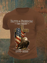 Men's  Faith and Freedom 250 Years Print T-Shirt