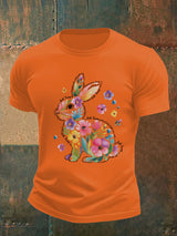 Men's  Spring Easter Bunny Subtle Hidden Message FDT T-shirt