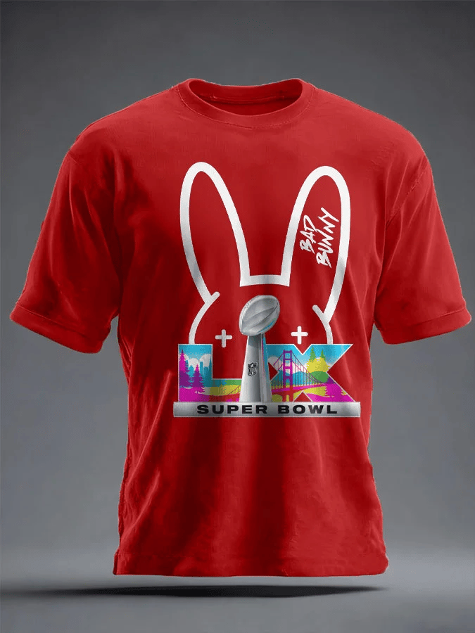 Men's Puerto Rico Print Casual Tee