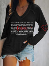 Women's Love is patient Printed T-Shirt
