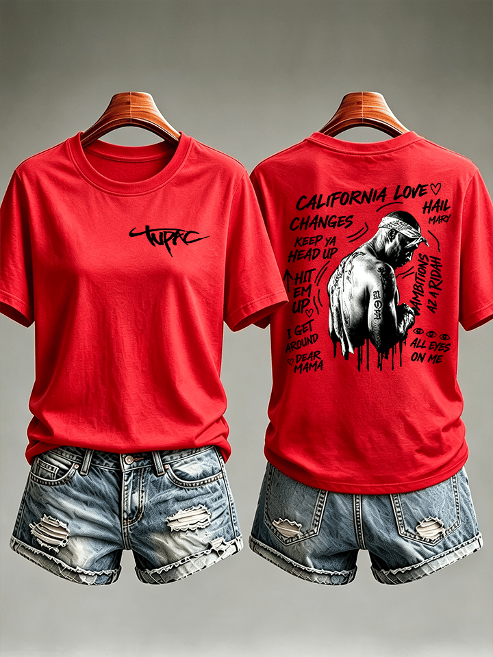 Women's Old School Rap Culture Iconic Hip Hop Legend Tee