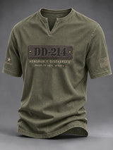 Men'S Casual Veterans Day Print Top