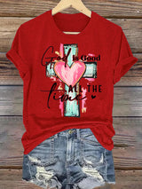 Women's "God is Good All The Time" Print  T-Shirt