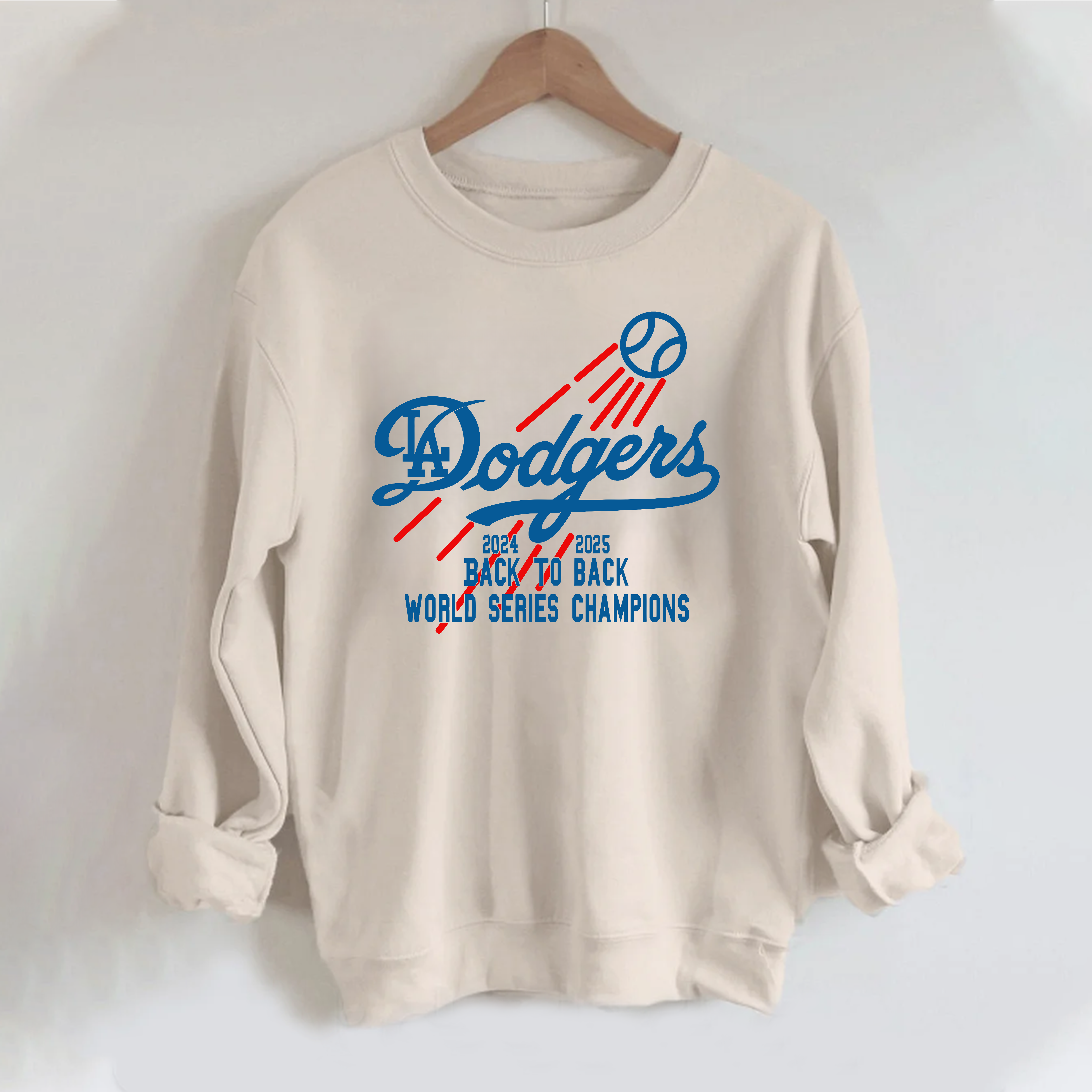 Dodgers Back To Back World Series Champions Sweatshirt