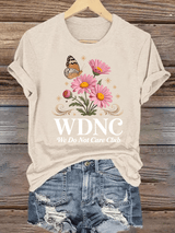 Women's  Retro Funny Proud Member Of Club Menopause Perimenopause Print T-Shirt