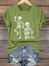 Women's Halloween WDNC Printed Casual T-Shirt